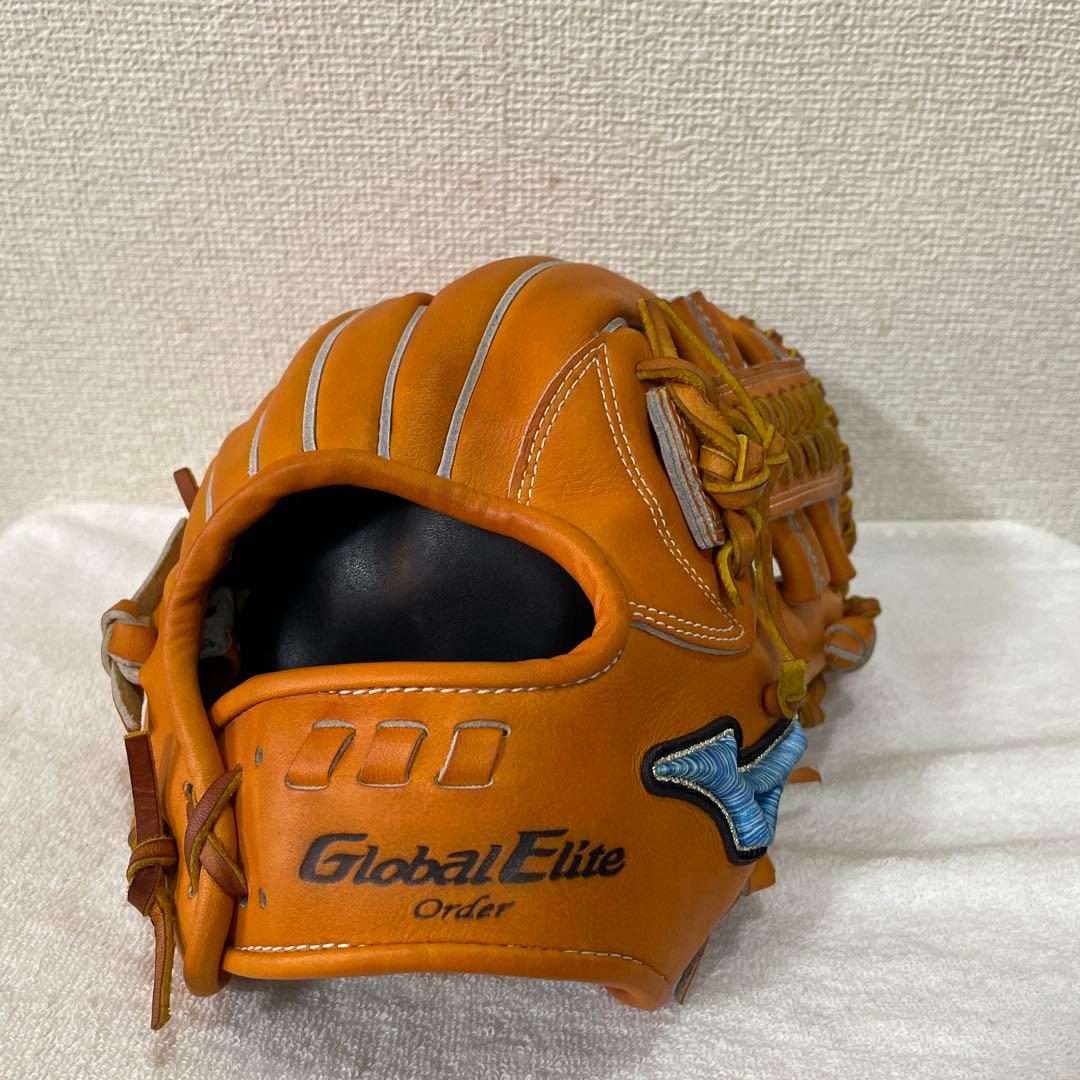 ミズノ グローバルエリート オーダー軟式 内野手　耕作印