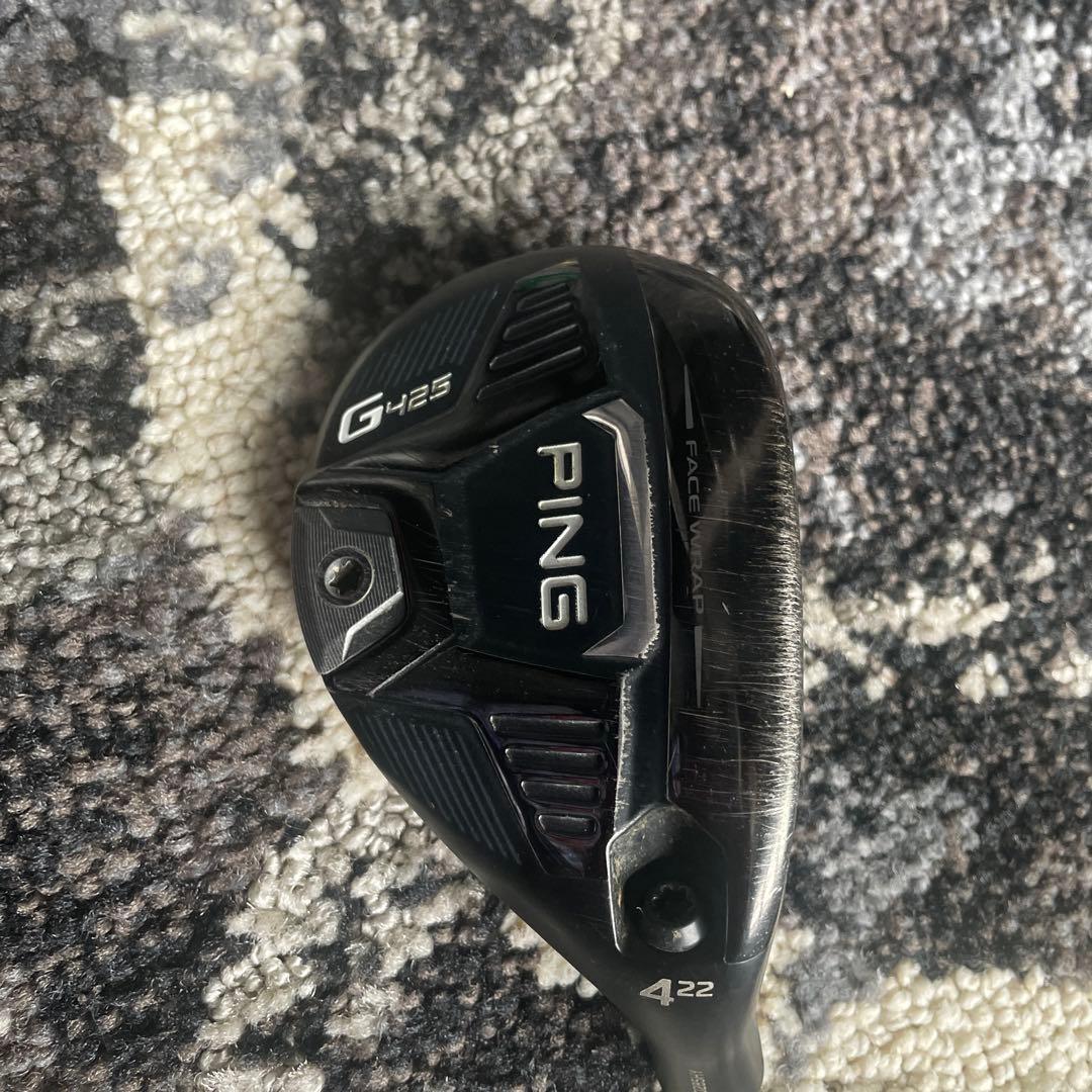 PING G425 4番ユーティリティ 22度 ヘッドのみ　ヘッドカバー付き