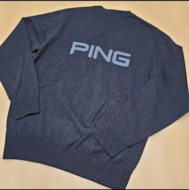 値下げ新品未使用PING Mr.ping メンズ セーター LLサイズブラック