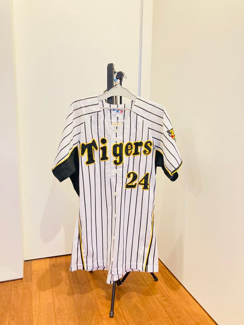 阪神タイガース ユニフォーム　桧山進次郎　桧山 ホーム 刺繍　メンズL L 公式