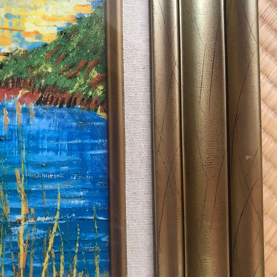 ゴッホ　アルルのはね橋 ？　複製画