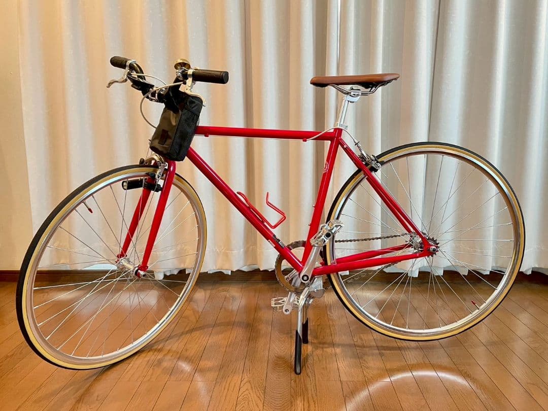 値下げ！引取り限定 AVASTA ピストバイク 固定ギア アルミハンドル 自転車