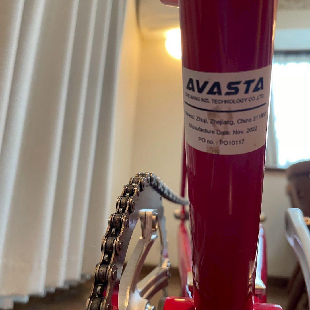 値下げ！引取り限定 AVASTA ピストバイク 固定ギア アルミハンドル 自転車