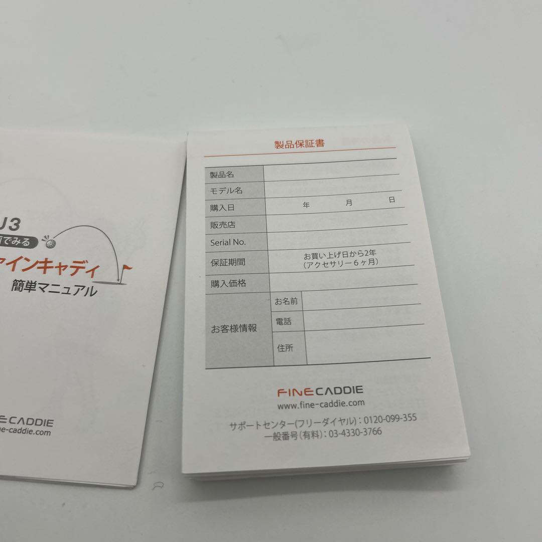 ♦︎新品同様♦︎ファインキャディ J3 ミニ レーザー距離計（ブラック）
