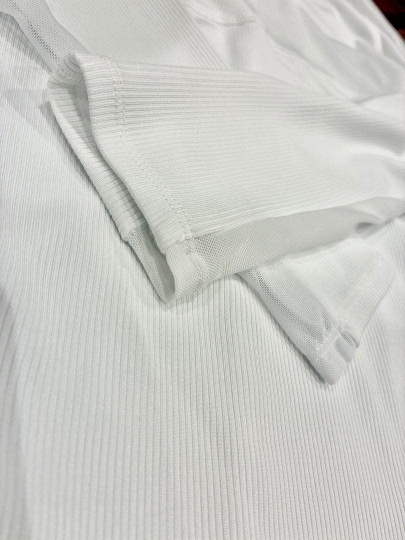 新品 ✳︎ Lucky in Love メッシュ ロングスリーブ Ｓ ホワイト