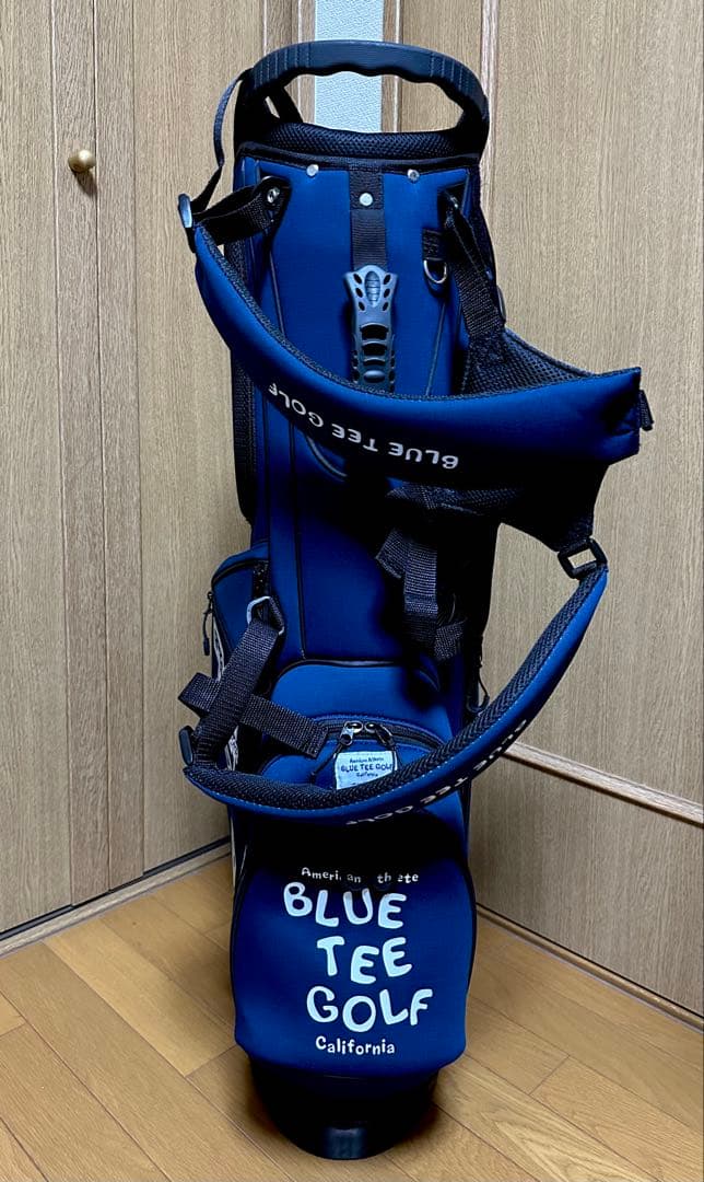 BLUE TEE GOLF ネイビーキャディバッグ　スタンドタイプ