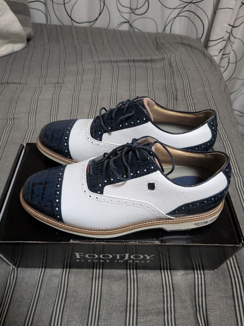 FOOTJOY ゴルフシューズ ホワイト/ネイビー