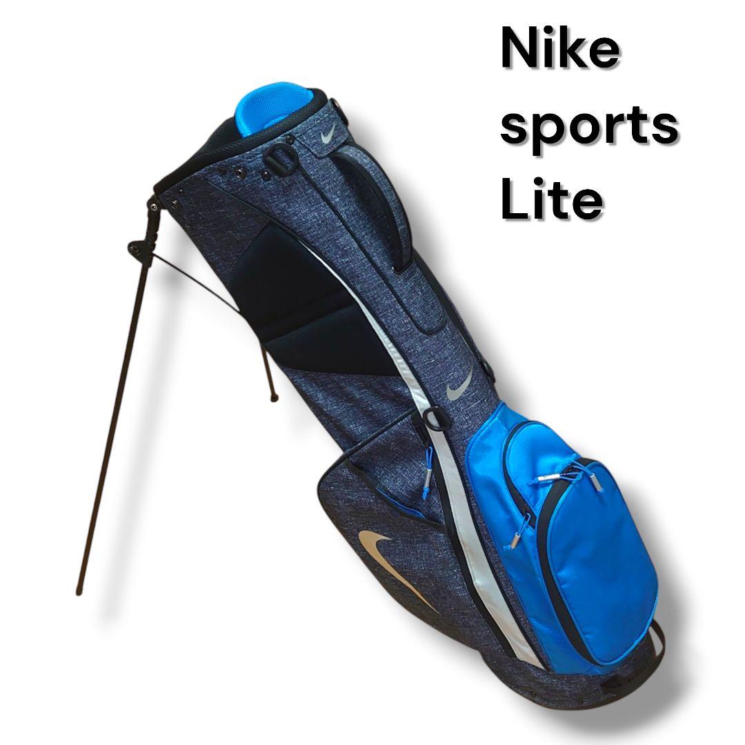 【希少・軽量】NIKE ナイキ スポーツライト スタンド キャディバッグ ブルー
