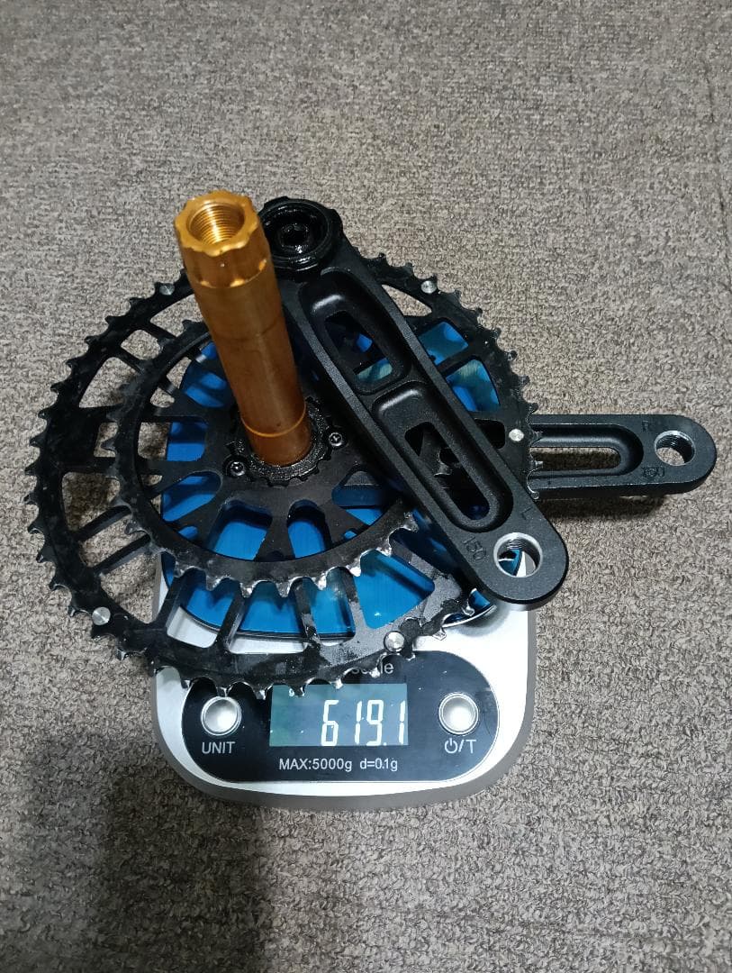CRUZBIKE クランクセット ショートクランク 150mm ブラック