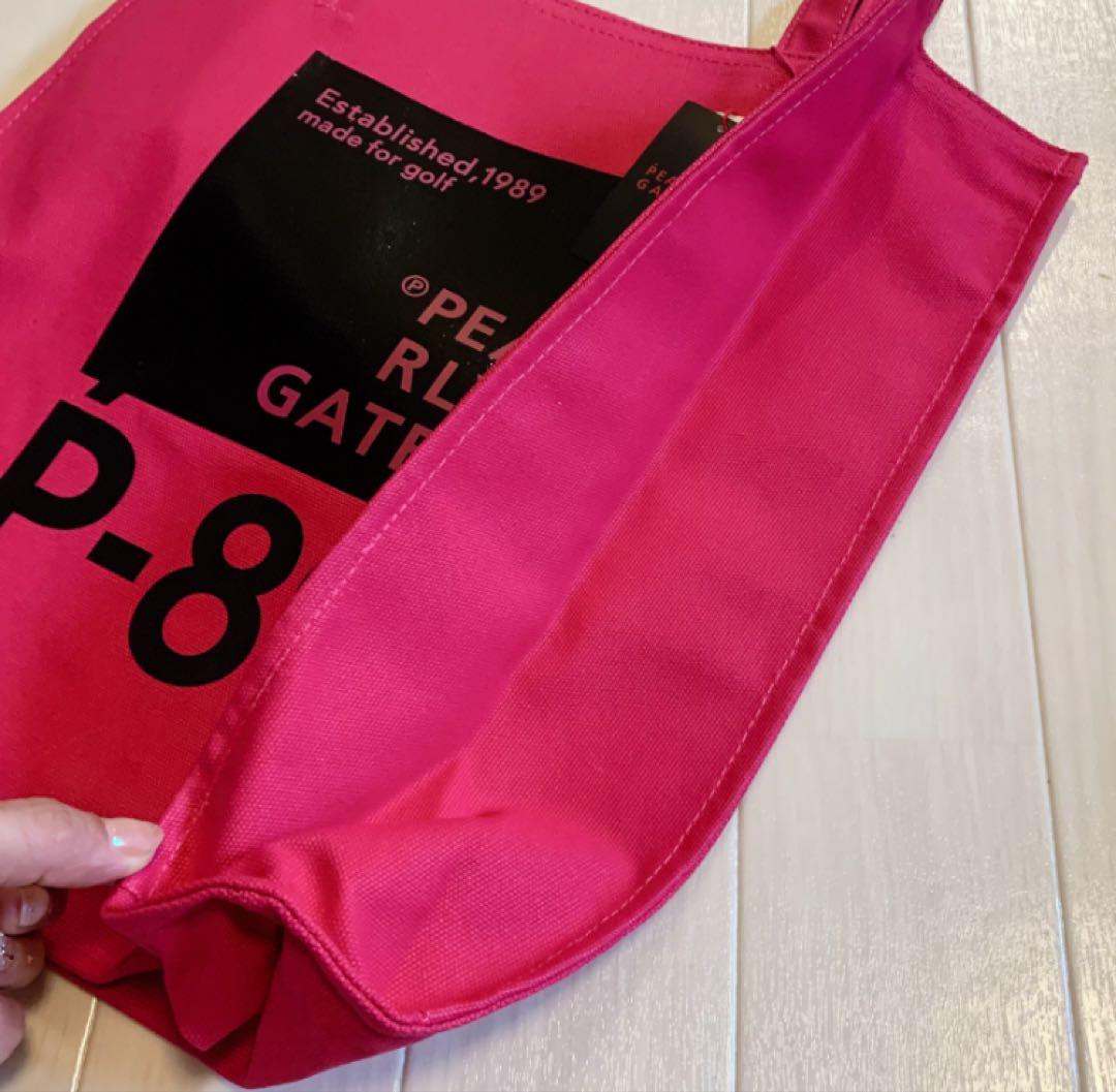 新品■13,200円【パーリーゲイツ】バッグ　トートバック　ピンク