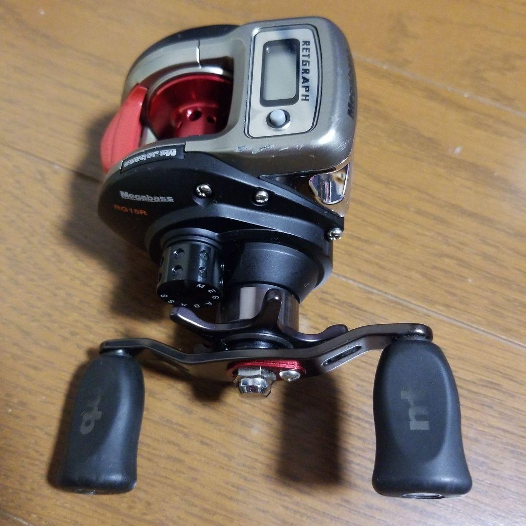 メガバス Ito リール 初代リトグラフRG15R 右巻 　(電池切)