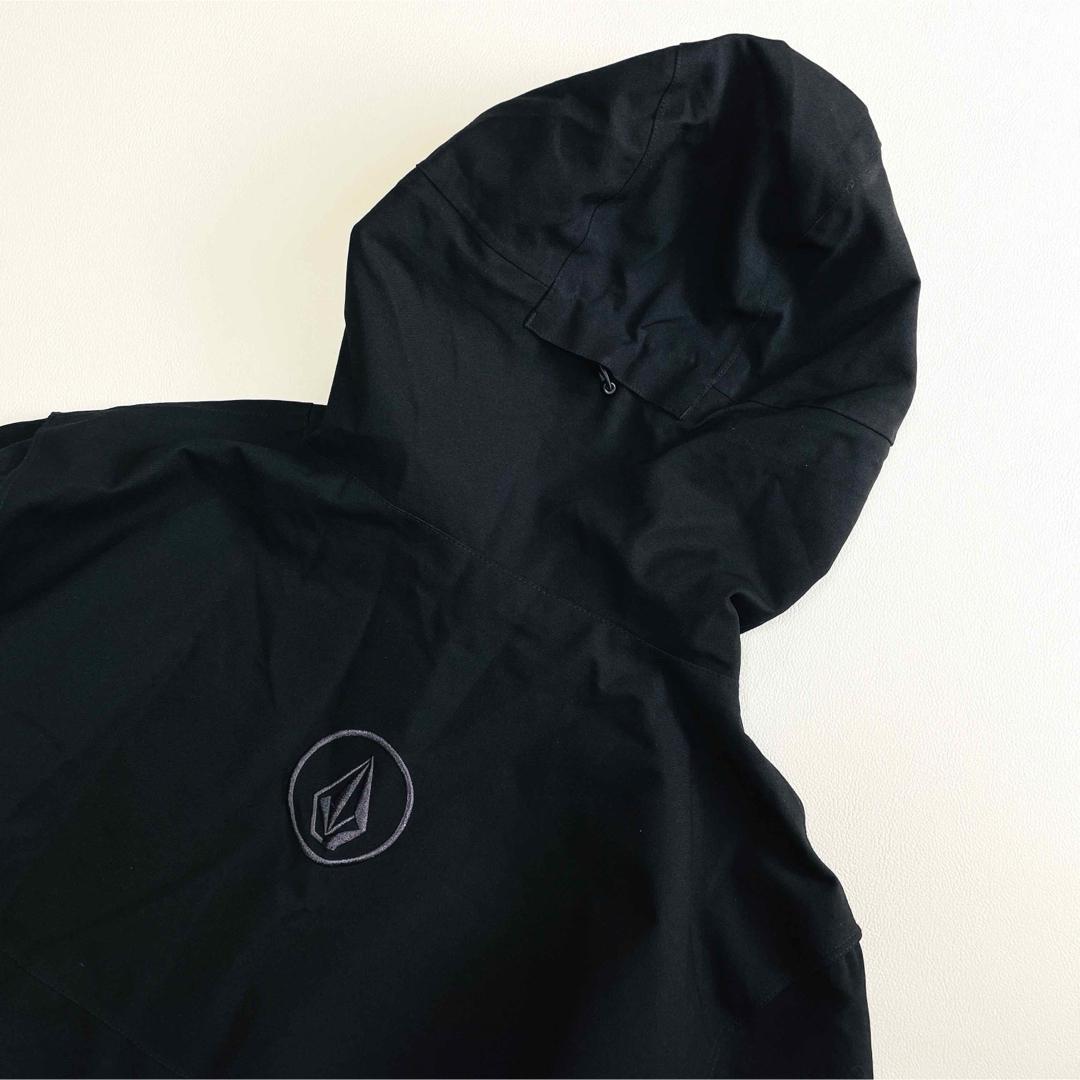 6693【美品】ボルコム　ジャケット　メンズ　XXL　無地　スノボ　ブラック