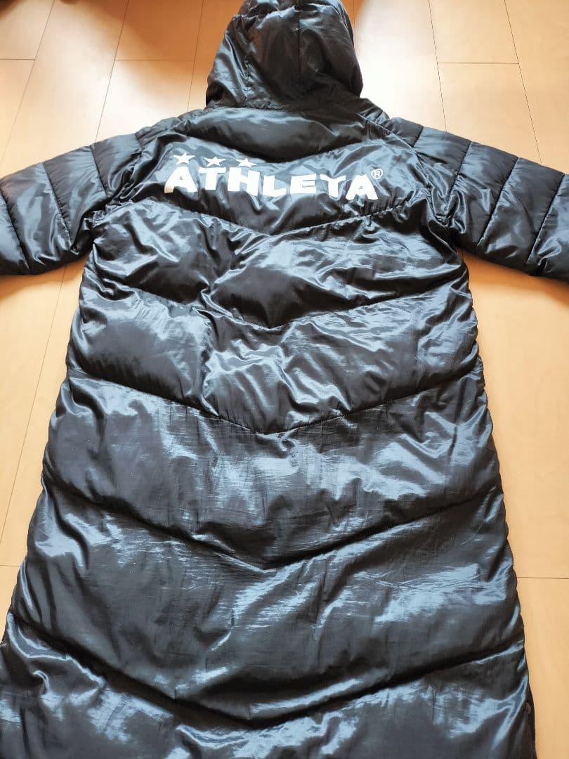 ATHLETA ブラック ベンチコート Sサイズ