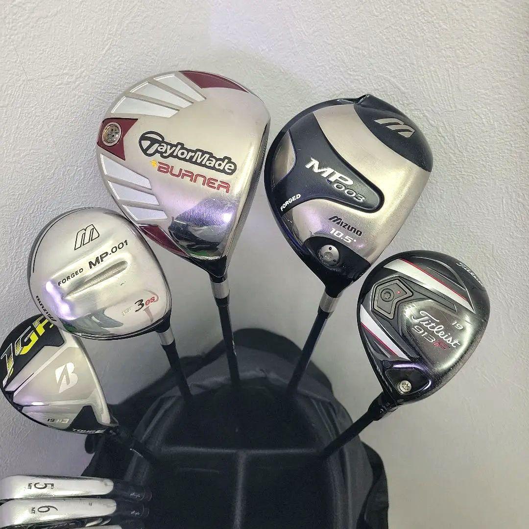 (1099)⛳ミズノゴルフクラブセット　セミハードヒッター