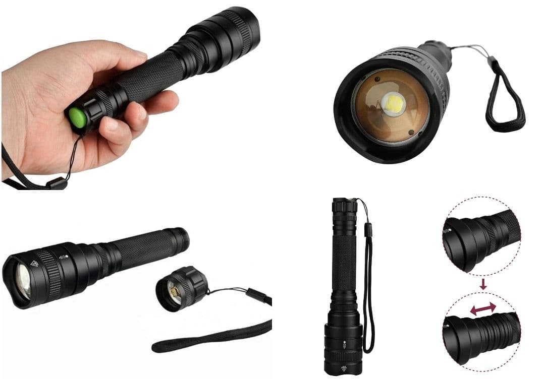 『正規CREE XHP50.2/スリム』懐中電灯　超強力　LEDハンディライト