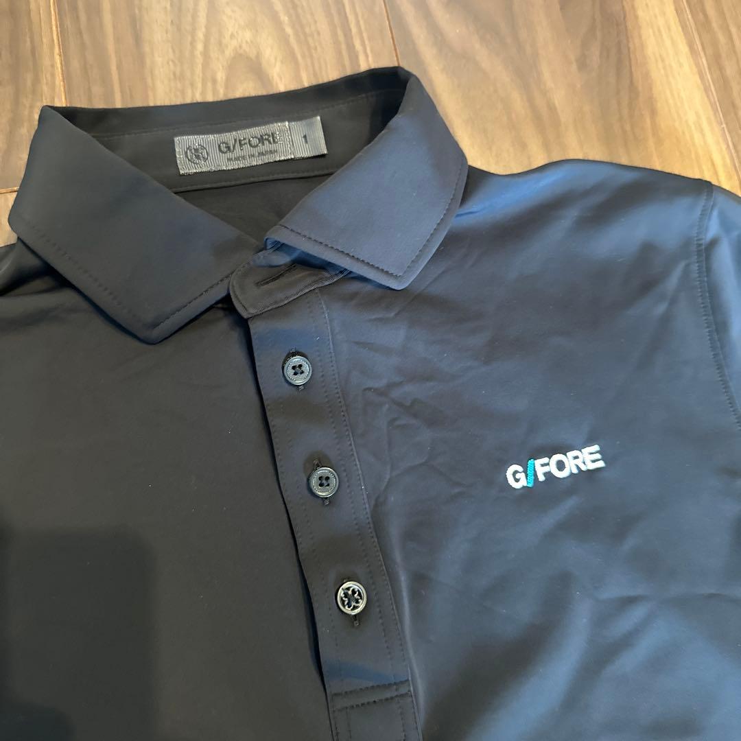 G/FORE ブラック ポロシャツ