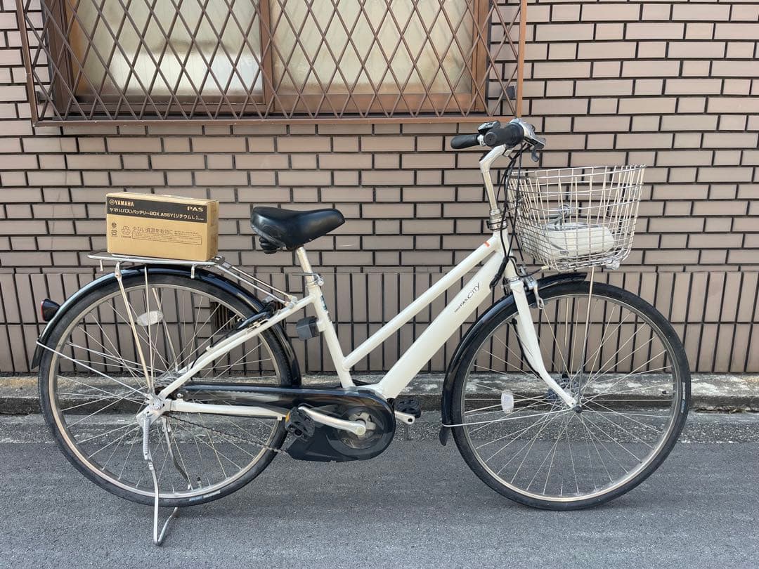 大阪市(新品バッテリー8.9)ヤマハパスシティ27インチ