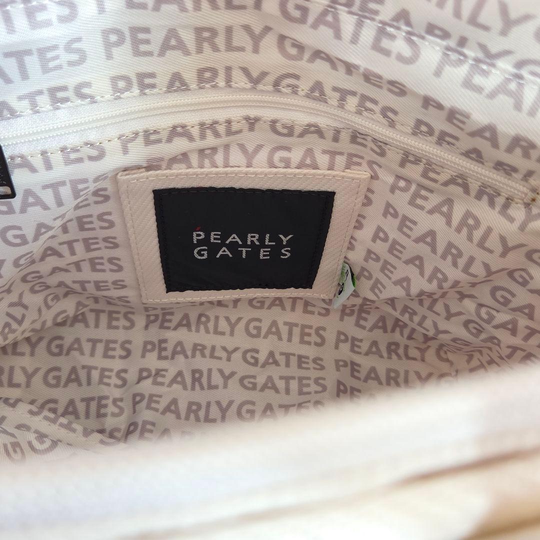 《美品》PEARLY GATES パーリーゲイツ ゴルフ カートバッグ ホワイト