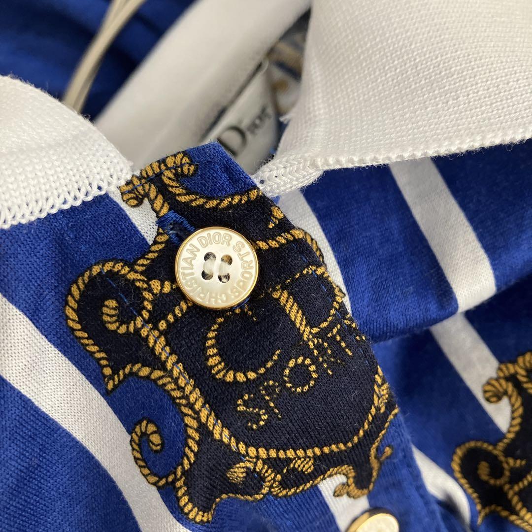 ディオール Christian Dior sports 総柄 長袖 ストライプ