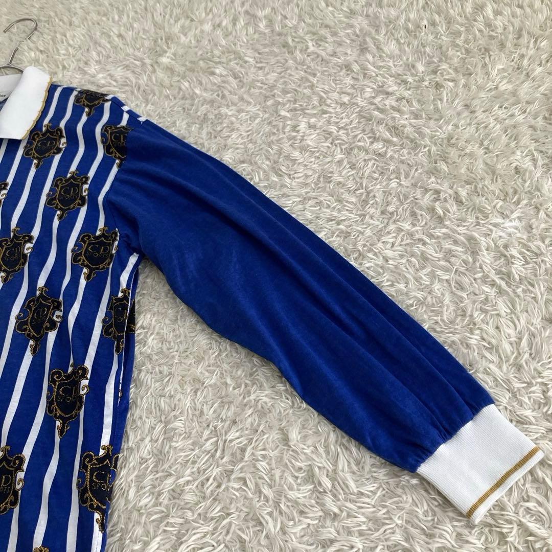 ディオール Christian Dior sports 総柄 長袖 ストライプ