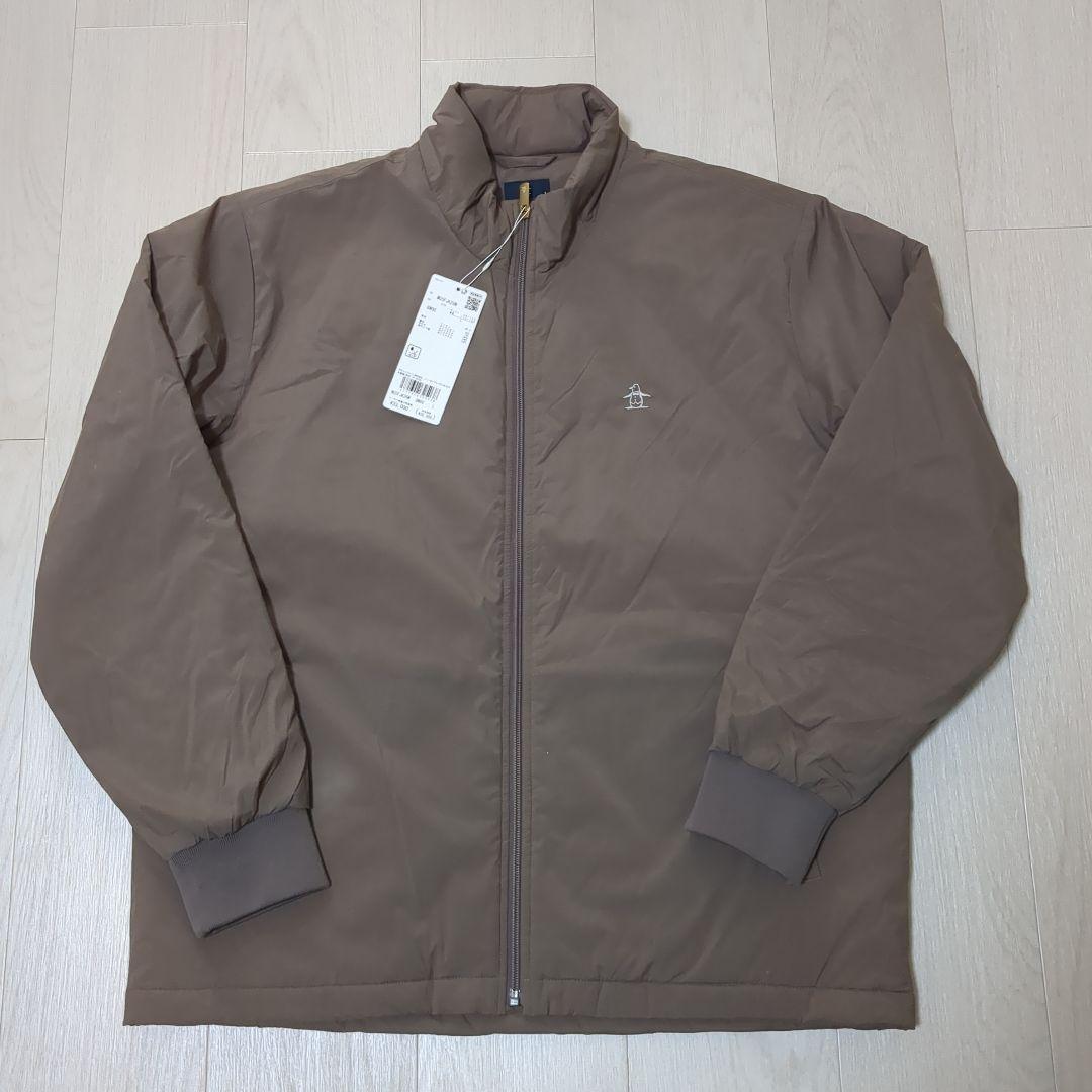 新品マンシングウェアMunsingwearストレッチ裏キルティング前開きブルゾン