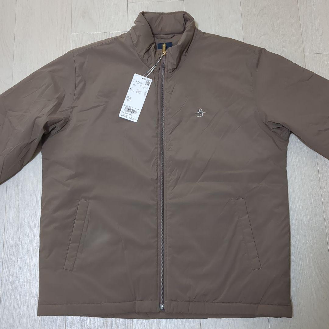 新品マンシングウェアMunsingwearストレッチ裏キルティング前開きブルゾン