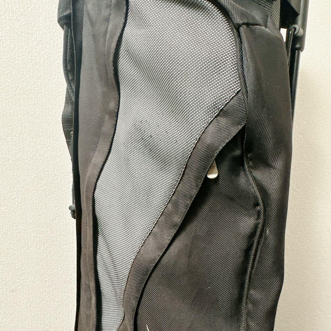 希少 ナイキNIKE スタンド式 キャディバッグ 5分割 ブラック×グレー 軽量