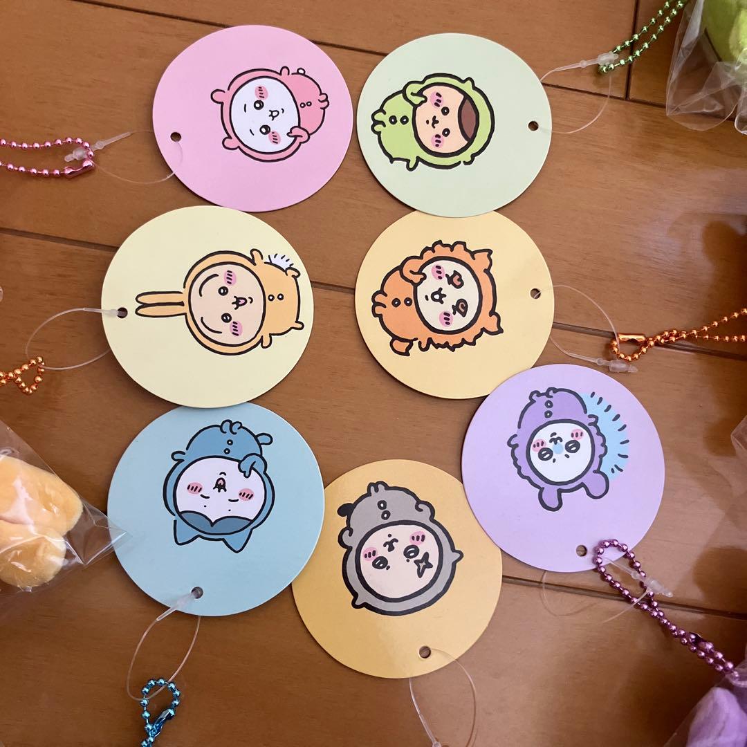 ちいかわ　パジャマパーティーなぷちミニマスコット　全７種セット　新品タグ付き