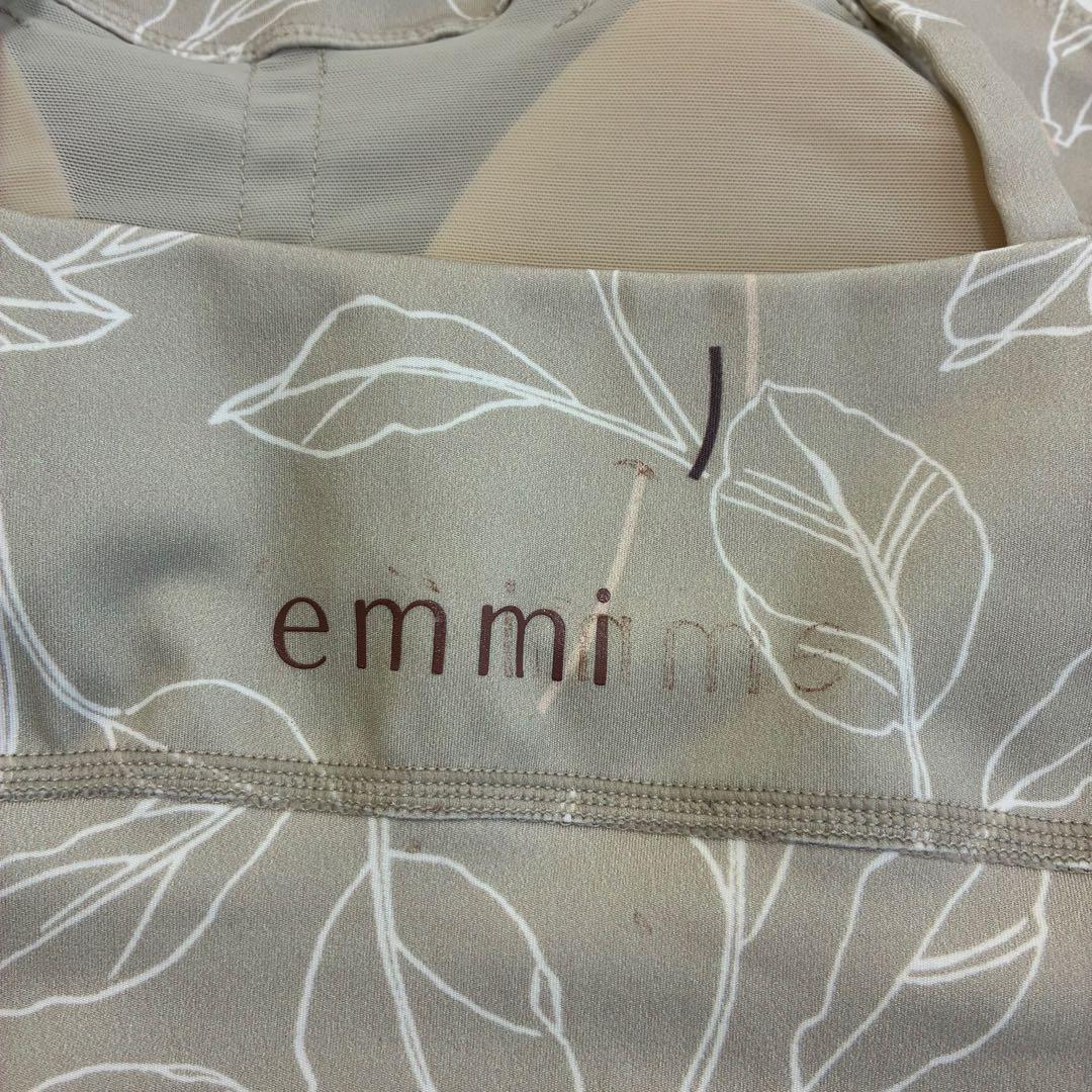emmi yoga エミヨガ☆ニュアンスフラワーブラトップ&レギンス セット 1