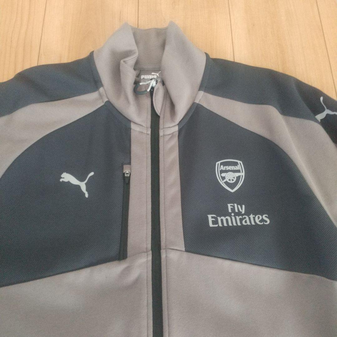 PUMA Arsenal フルジップジャージ (グレー)