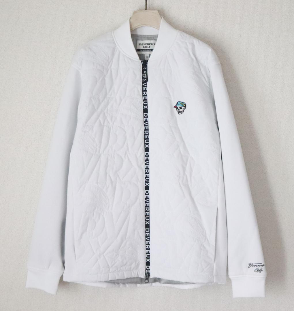 新品タグ付【デヴァローゴルフ】DVRX中綿キルトFull Zip ジャケット M