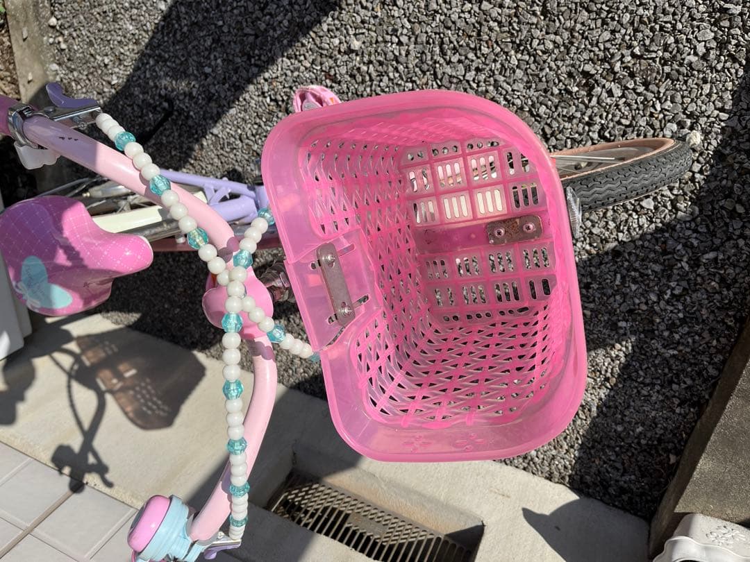 【幼児用自転車】引き取り限定価格！ディズニープリンセス　16インチヘルメット付き