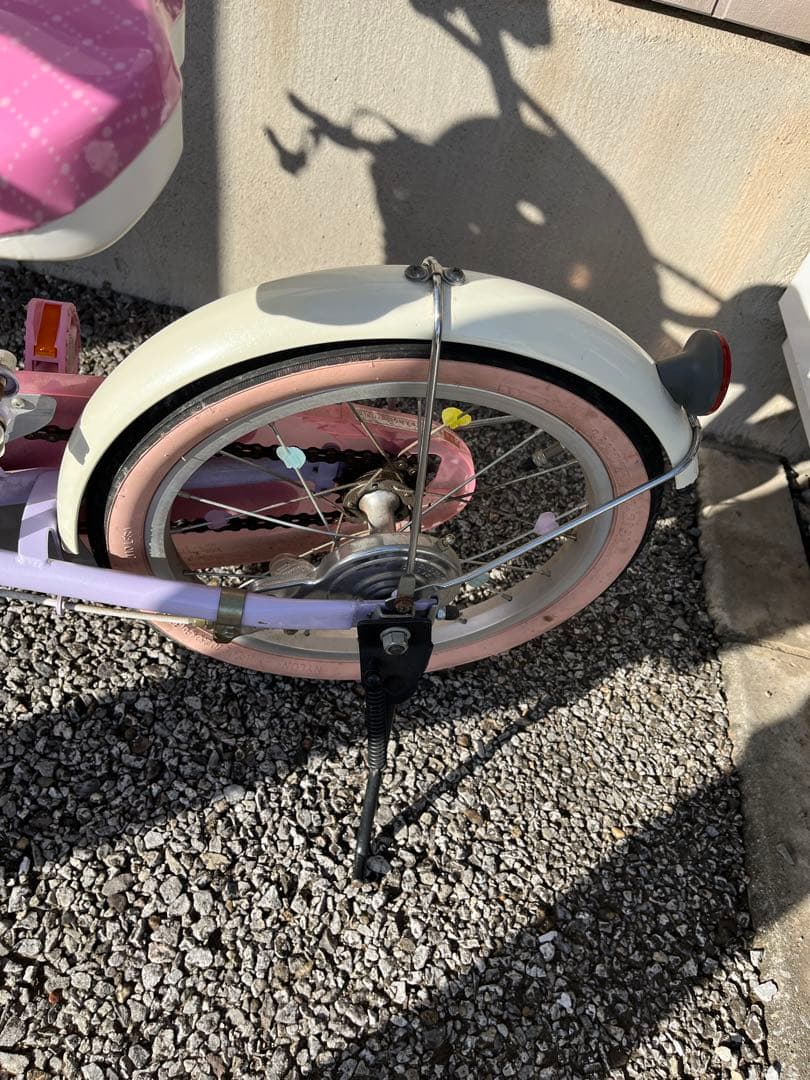 【幼児用自転車】引き取り限定価格！ディズニープリンセス　16インチヘルメット付き