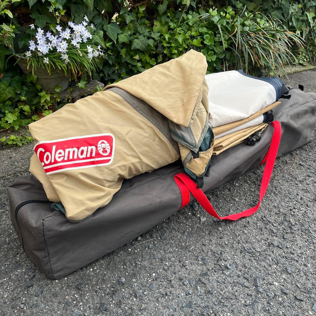 Coleman 大型タープ ベージュ/カーキ