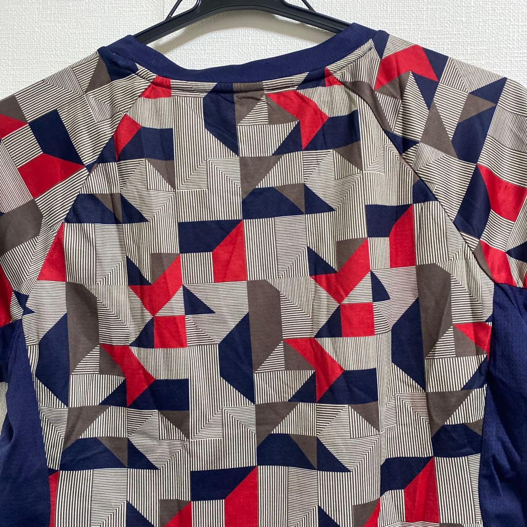 FILA テニス　レディース　上下セット　XL M テニスウェア　赤　柄