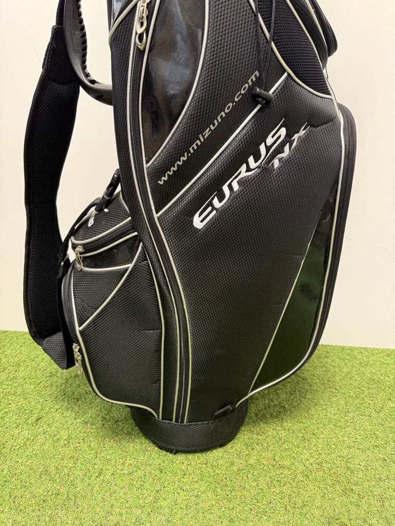 Mizuno キャディバッグ ゴルフ バッグ ブラック ケース