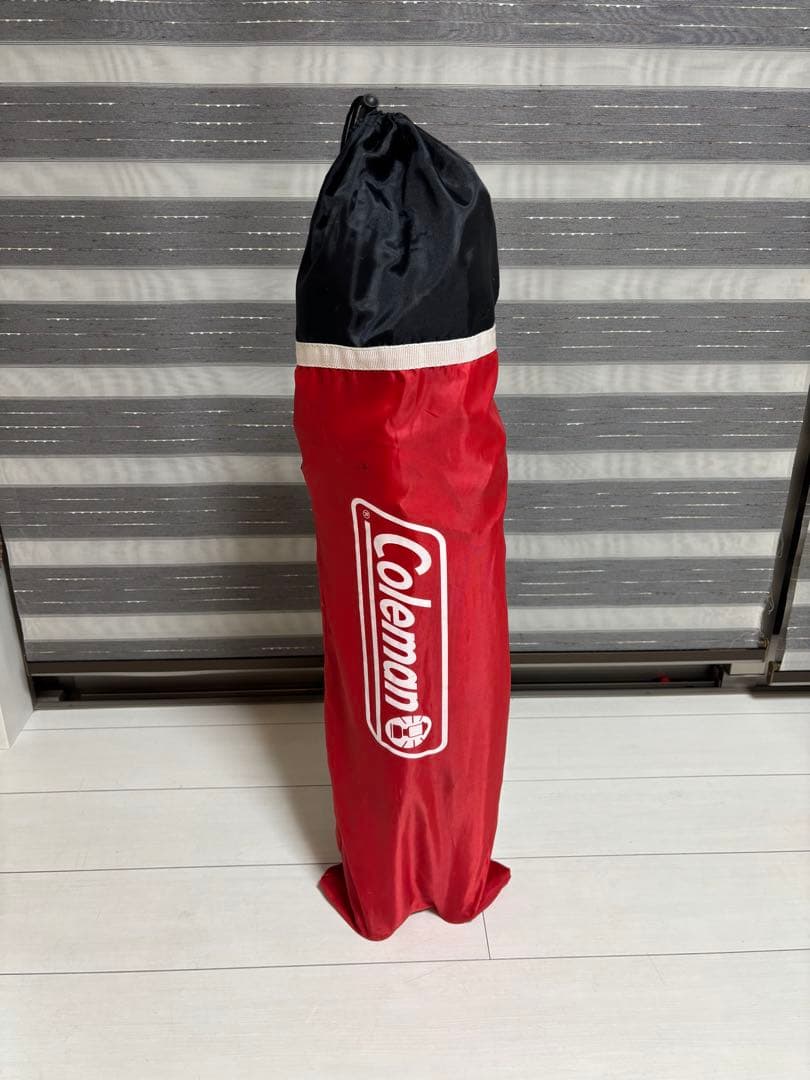 Coleman スリムキャプテンチェア　赤黒①