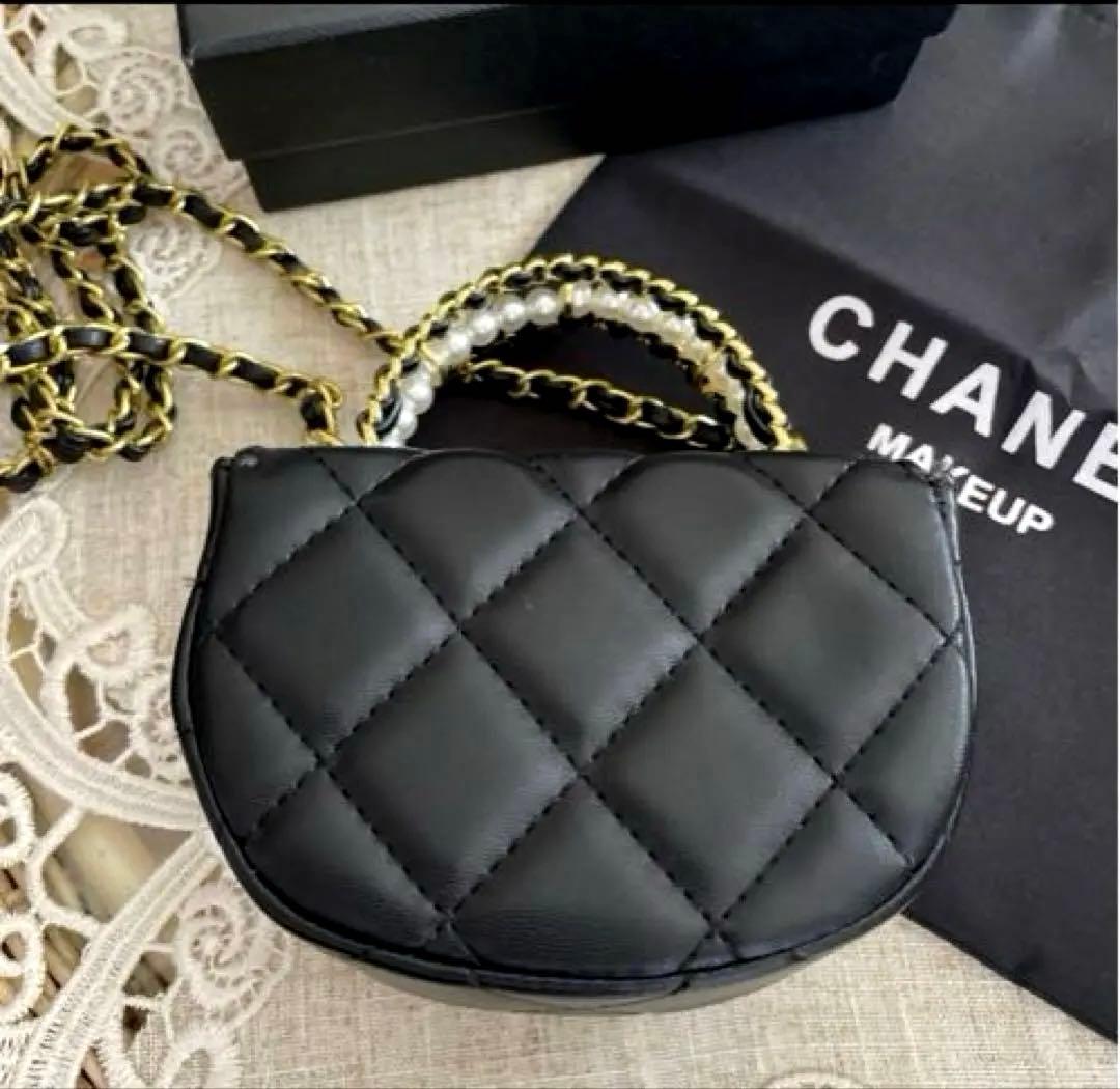 CHANEL ノベルティ パールハンドル チェーンバッグ ミニマトラッセ