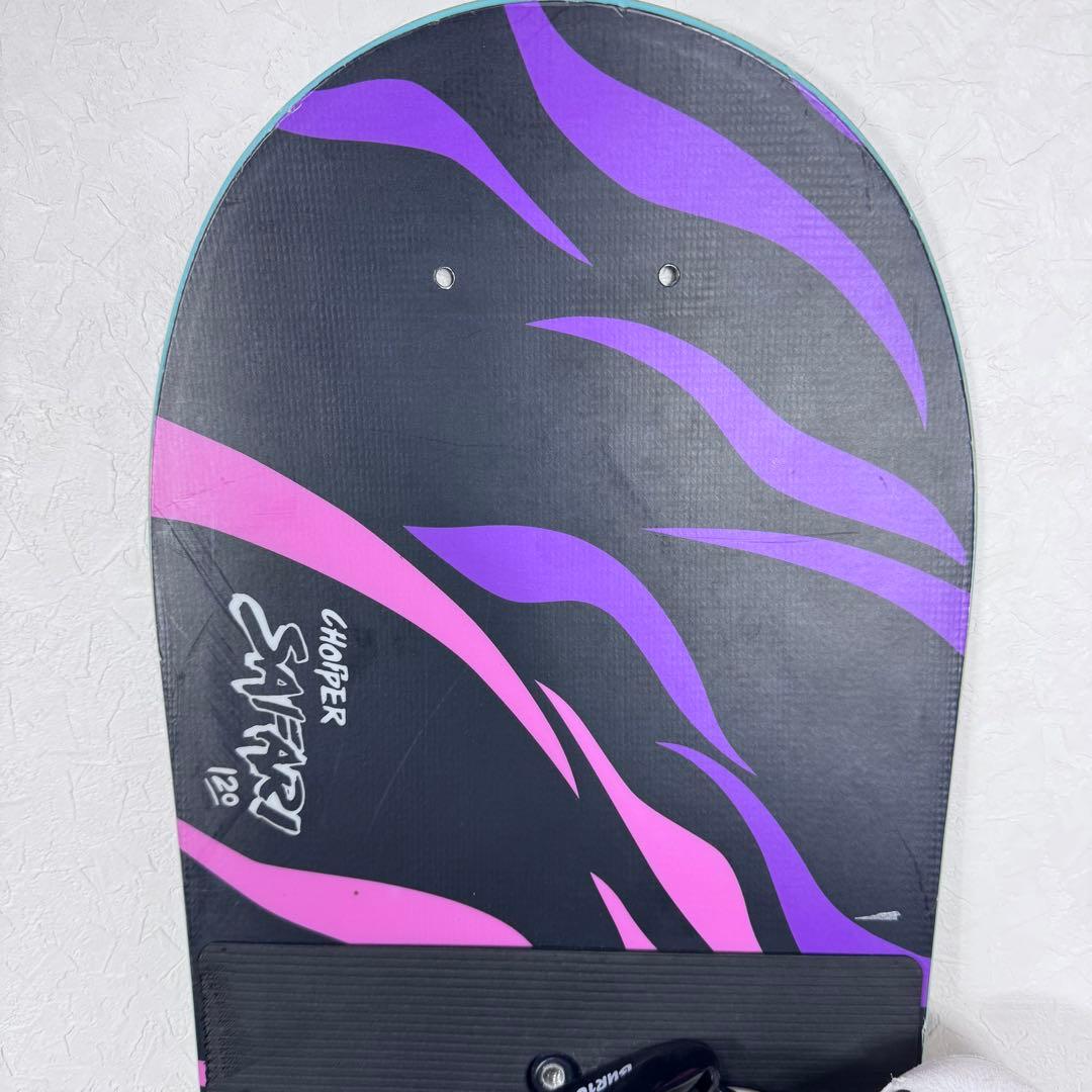 専用BURTON CHOPPER 120cm スノーボード三点セット