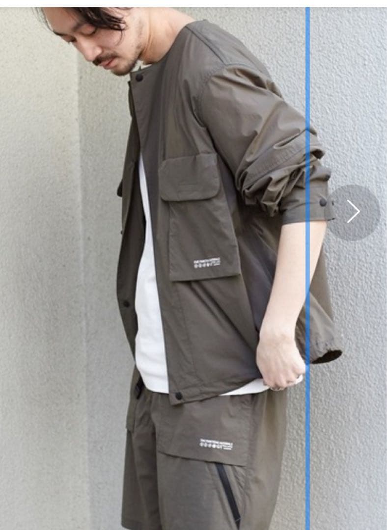 【新品上下セット Lサイズ】リップストップフィッシングジャケット&ハーフパンツ