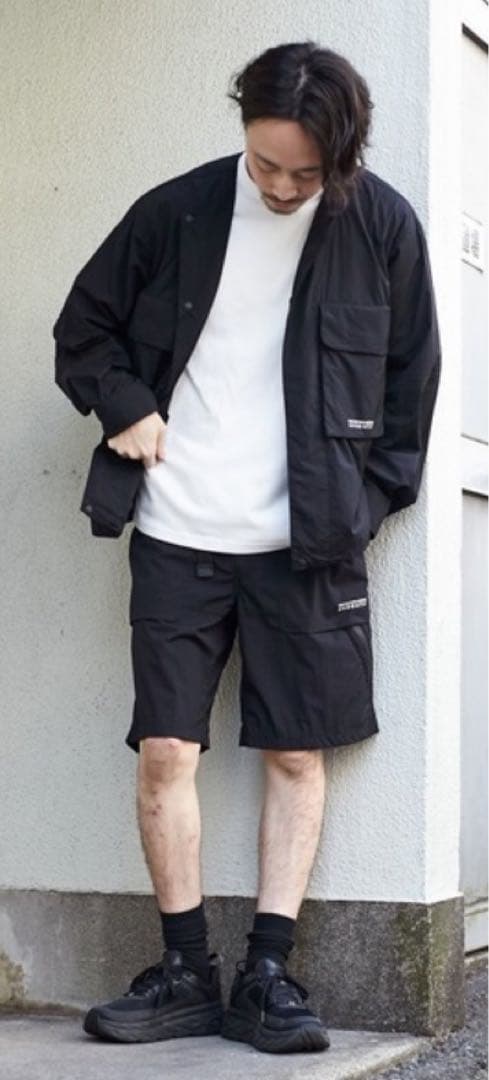 【新品上下セット Lサイズ】リップストップフィッシングジャケット&ハーフパンツ
