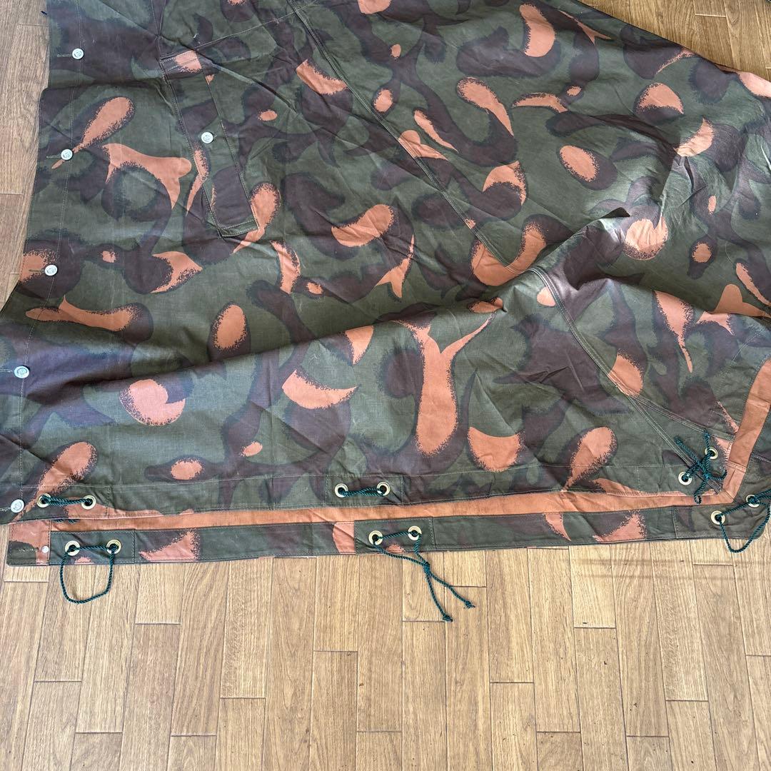 【美品】ハンガリー軍幕　ポンチョテント　1枚