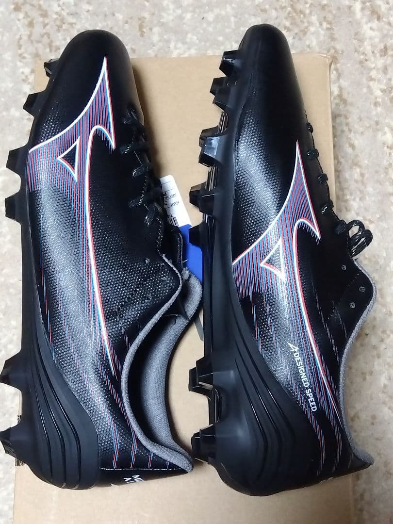 スパイク／サッカー・ラグビー／27.0／黒／P1GA236501／新品・未使用品