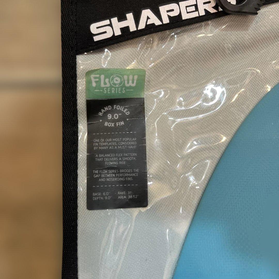 サーフィン・ボディボード SHAPERS FIN FLOW TRANSBLUE 9.0 BOX FIN