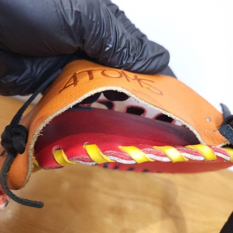 アトムズ 日本製 キャッチターゲット 左投げ トレーニング 内野用 硬式グローブ