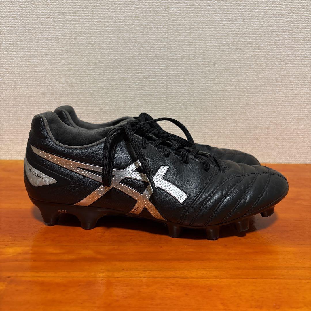 ASICS DS LIGHT 25cm サッカー スパイク　黒