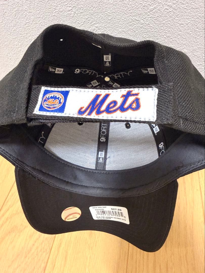 新品未使用　New Era Mets 9FORTY キャップ 黒