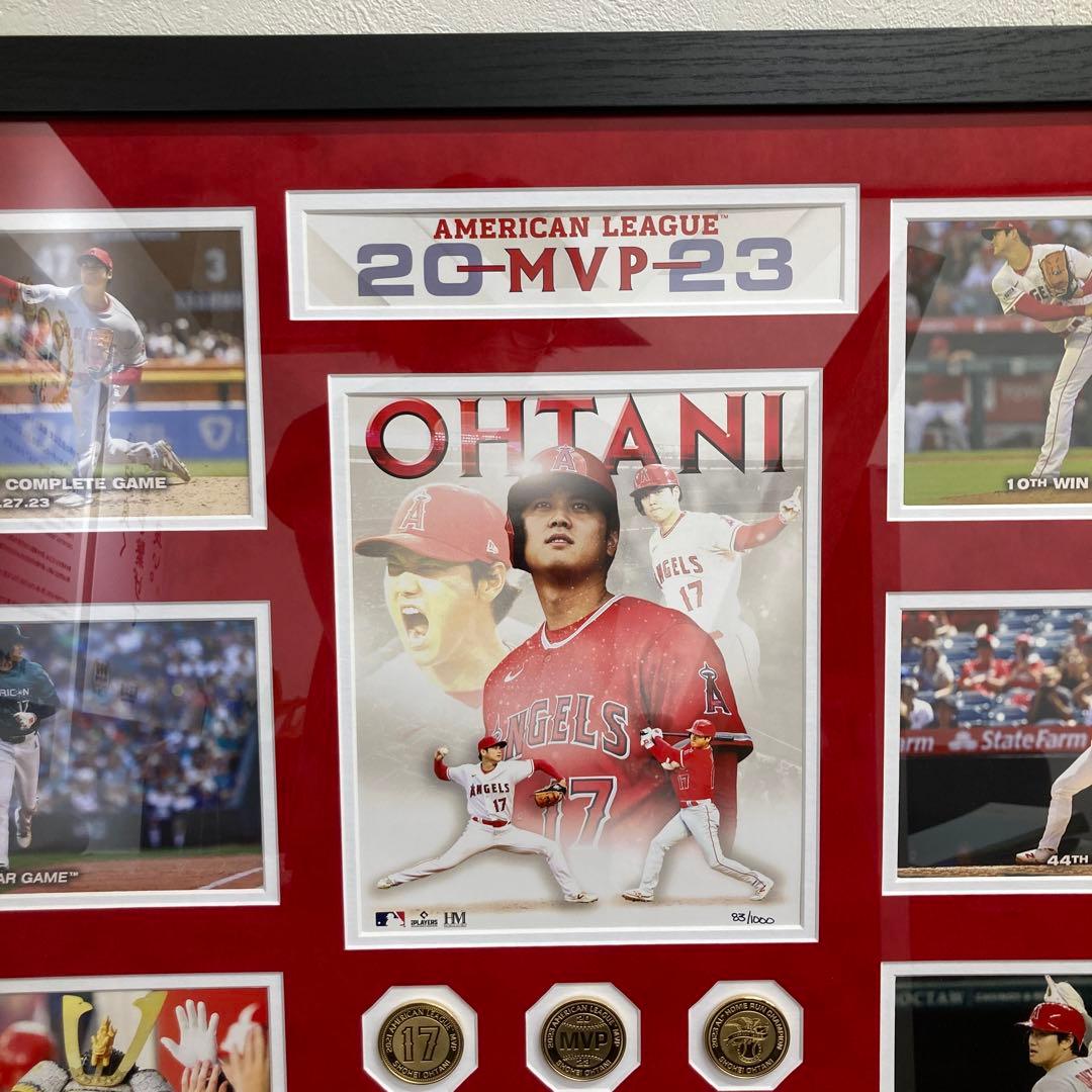 大谷翔平 2023 MVP受賞プレミアムMEGAフォトミント 記念ボード