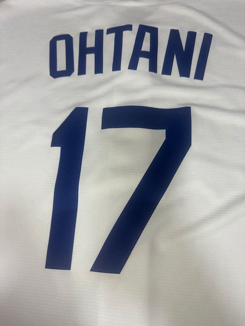 ［新品】ドジャース ユニフォーム　大谷翔平 NIKEユニフォームL サイズ