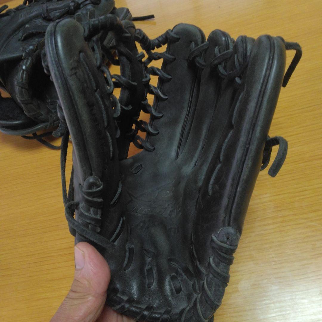 Mizuno 軟式グローブ 黒(大人,子供セット）